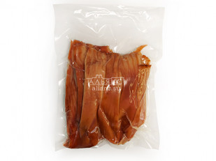 Рыба горячего копчения: Кальмар со вкусом краба (Мясо краба) (Премиум)