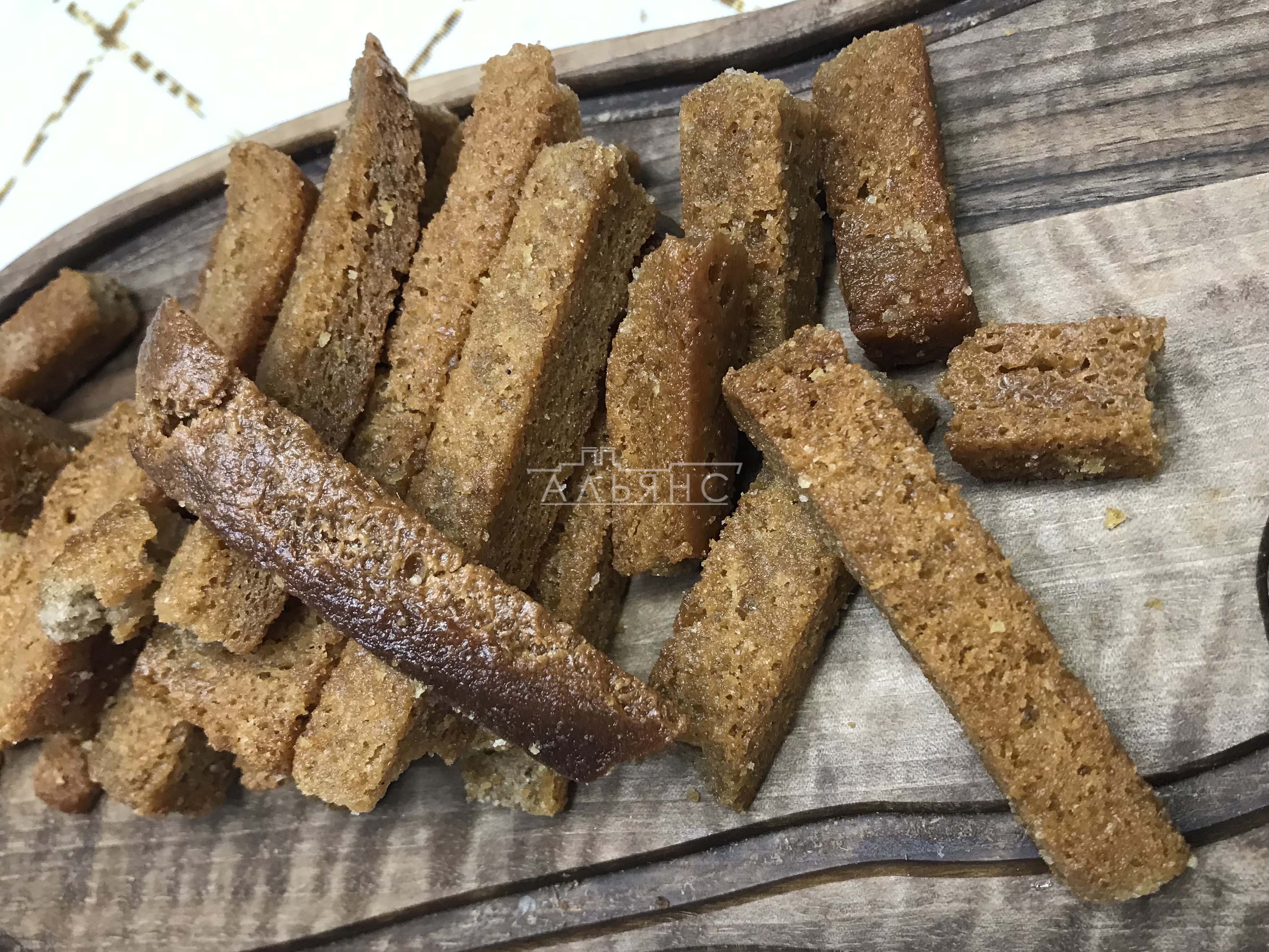 Деревенские гренки с чесноком в Ступино