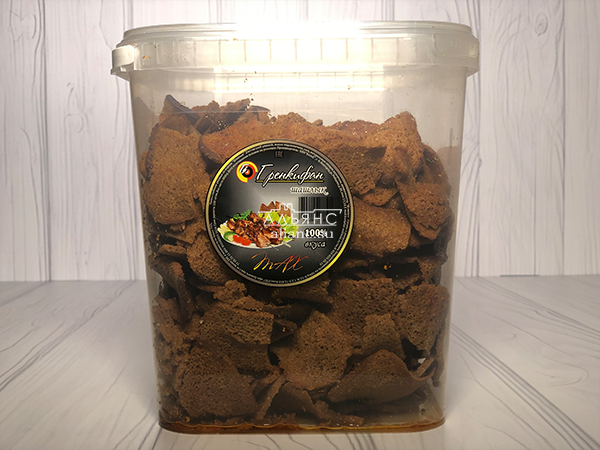 Ржаные гренки со вкусом шашлыка в Ступино