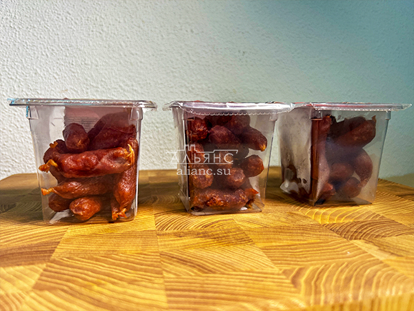 Колбаски МИНИ с сыром с/к (100 гр) в Ступино