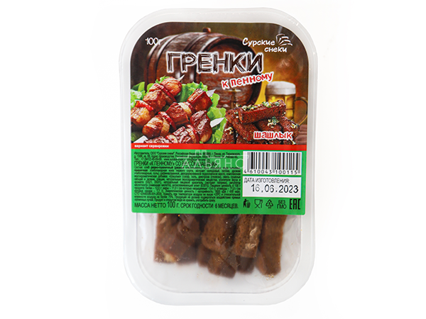 Сурские гренки Шашлык (100 гр) в Ступино