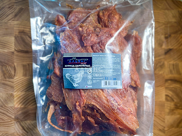 Мясо (АЛЬЯНС) вяленое курица 500гр "С халапеньо" в Ступино