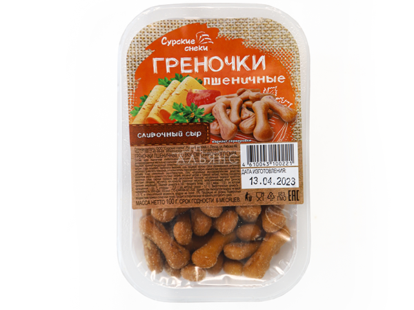 Сурские (ПШЕНИЧНЫЕ) Сливочный сыр (100 гр) в Ступино