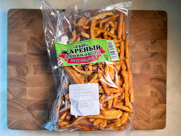 Жареный сыр "ВКУСНЯШКА" (Оливковый) 500гр. в Ступино