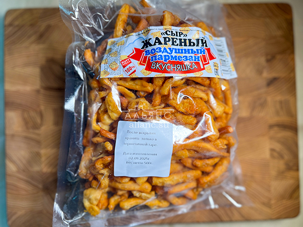 Жареный сыр "ВКУСНЯШКА" со вкусом пармезан (500 гр) в Ступино