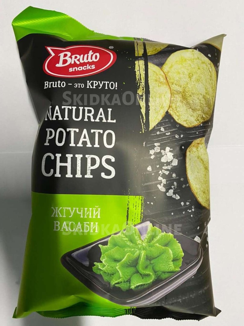 Картофель «Бруто» со вкусом васаби 70 гр. в Ступино