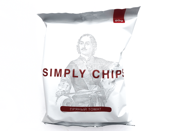 Картофельные чипсы "Simple chips" Пряный томат 80 гр. в Ступино